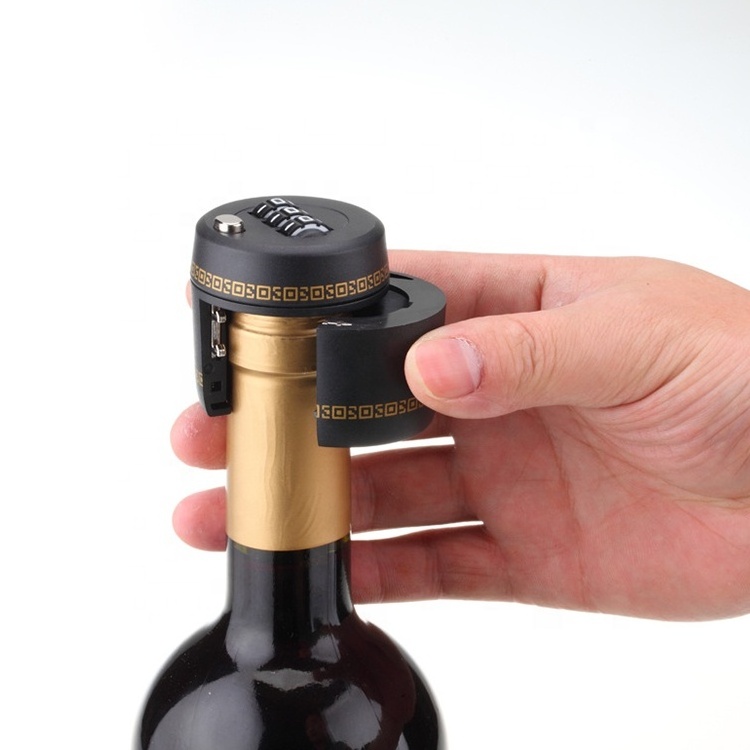 YH9075 Wine Liquor Bottle Lock Combination Lock for Wine Keeps Hooch out of the Wrong Hands & Keep Wine Fresh