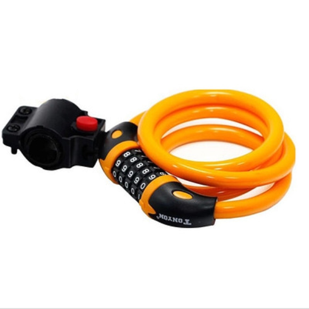 YH1451 Digital combination Bike lock High quality colorful portable 5 digit bicycle chain lock