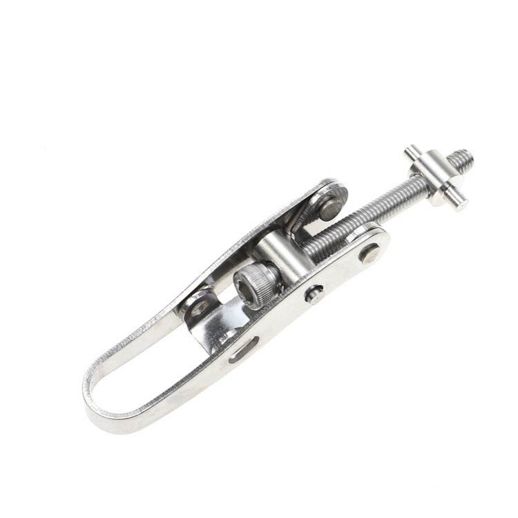 YH9884 Latch Catch Stainless Steel Buckle Barrel Hoop Hasp Spring Loaded Toggle Latches for Chest Trunk Case Box