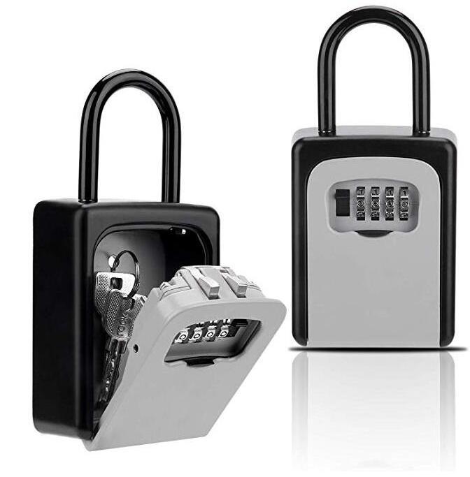 YH9217 Combination double key Lock box with Code for House Key Storage