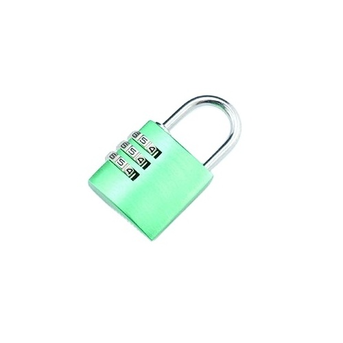 YH1241 Outdoor zinc alloy  3 digital resettable Aluminum Padlock Travel tsa green luggage combination padlock