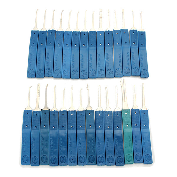 YH9829 29pcs lock pick set with practice padlock