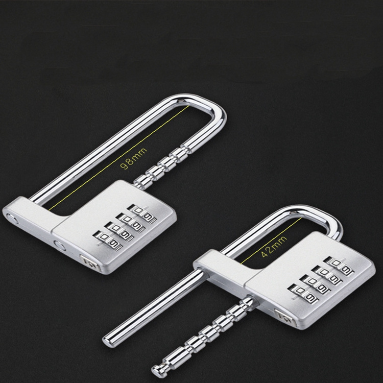 YH3349 Adjustable Extended U-Lock Filing Cabinet Wardrobe Door Handle Lock Mechanical U Combination Lock