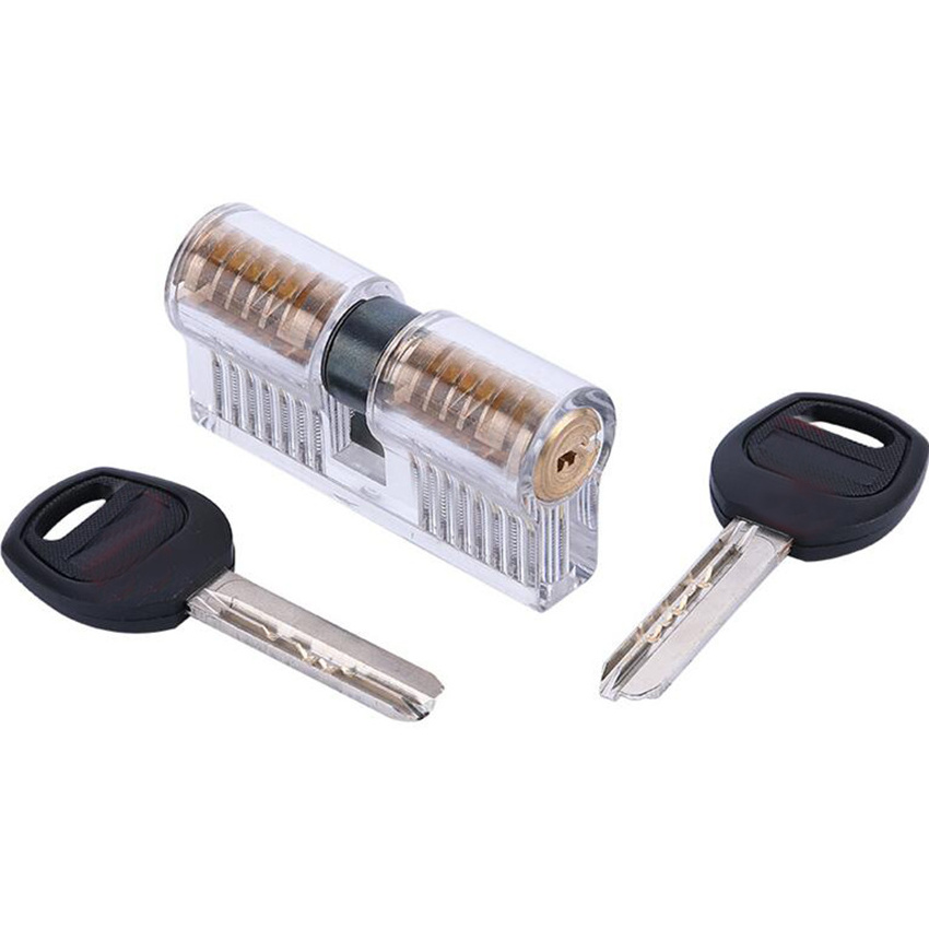 YH9116 Cutaway Inside View of Practice Padlock Lock Training Skill Pick for Locksmith Beginner