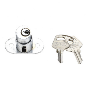 YH2744 Chrome plated Round File cabinet cam lock  door latch  cam lock