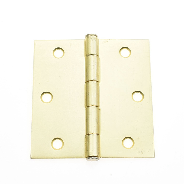 YH2036 Brass Plated Gate Butterfly Polished Square 3 