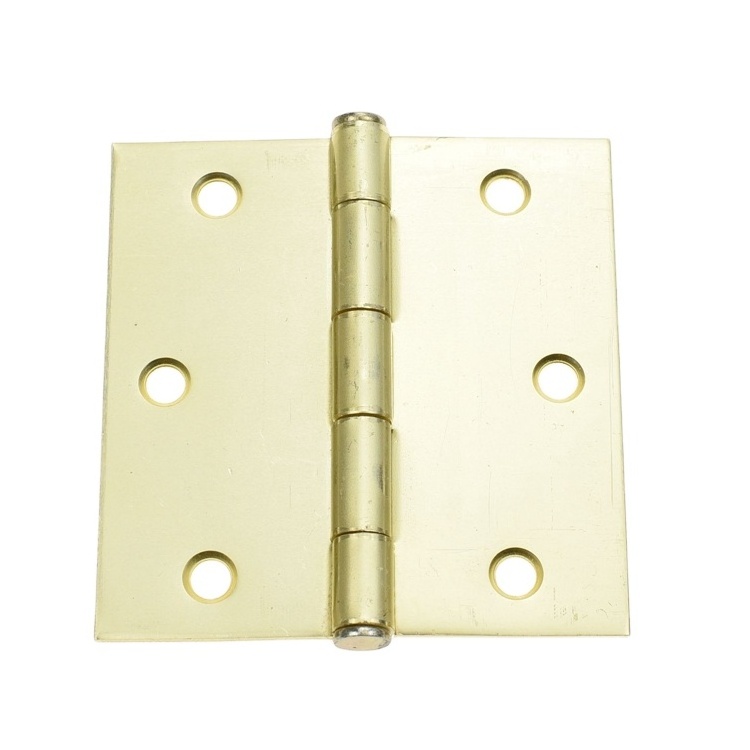 YH2036 Brass Plated Gate Butterfly Polished Square 3 