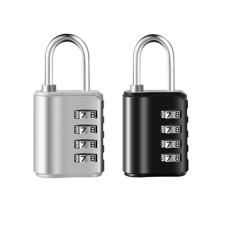 YH1660 Travel safety code locks combination padlock 4 digit password lock with master key