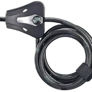 YH3173  Cable lock, cable lock with key, kayak lock cable, black