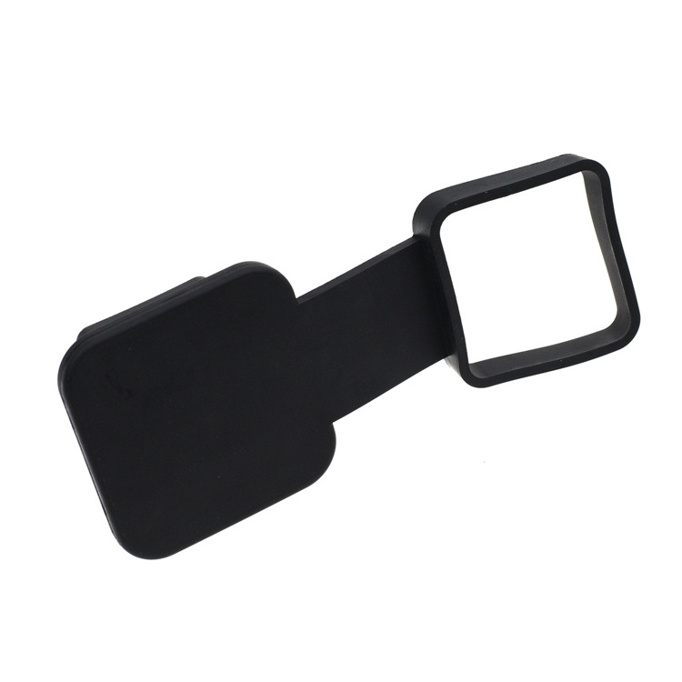 YH1848 2 Inch Trailer Hitch Cover Tube Cover Square Rubber Cover