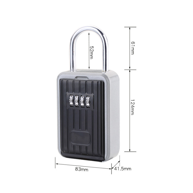 YH8901 Key Lock Box Wall Mounted Key Safe Box Weatherproof 4 Digit Combination Key Storage Lock Box indoor outdoor