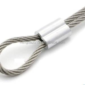 Outstanding Quality Safety Cable with Fitting Wire Rope Assembly Steel Slings for Industry