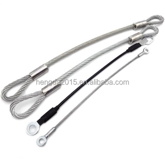 Outstanding Quality Safety Cable with Fitting Wire Rope Assembly Steel Slings for Industry