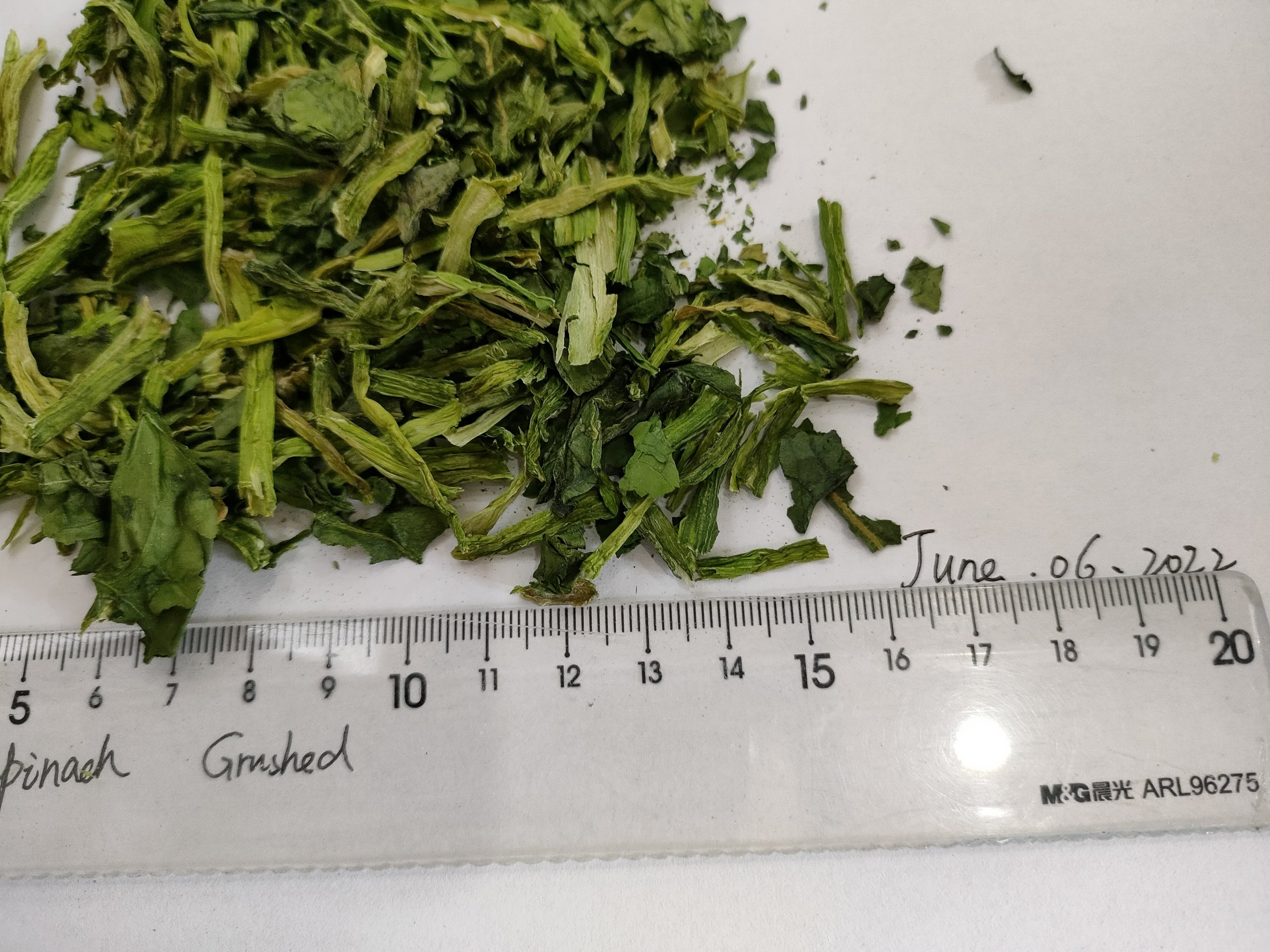 Dehydrated  Chopped Spinach