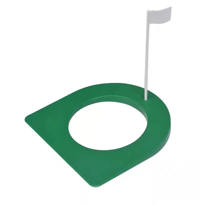 Indoor Plastic Golf Hole Cup Practice Putting Green Flags And Cups