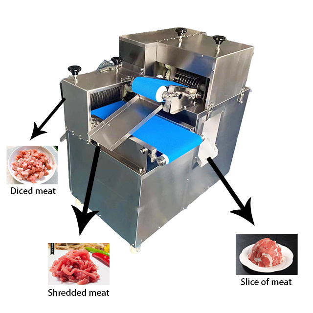 automatic meat slicing machine beef slicing square meat cutting machine meat dicer