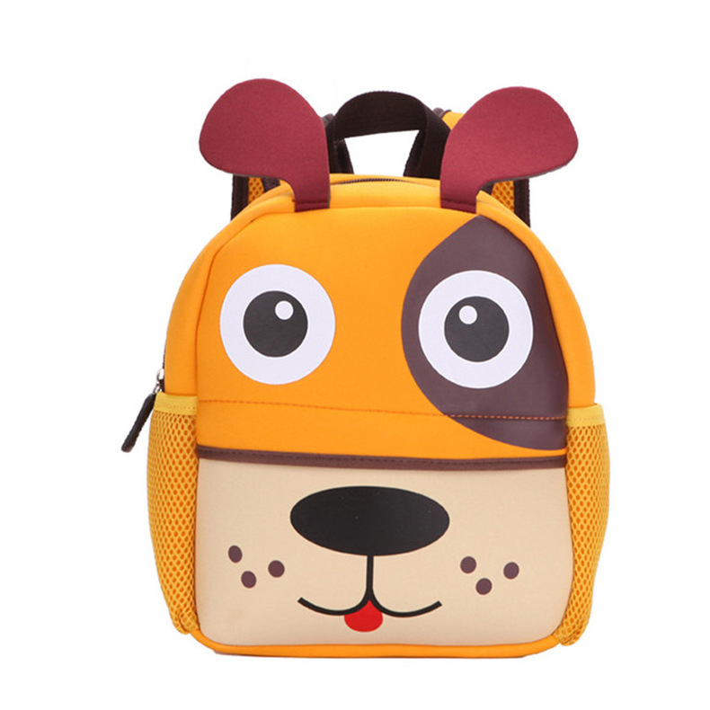 2023 New Spring Summer Autumn Winter Season Hot Sale Popular School Bag Students Cartoon Neoprene Cute Kids Child Dog Backpack