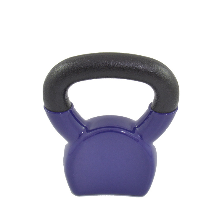 Gym Equipment Free Weights Strength Training Dip Plastic Cast Iron Kettlebell for sale