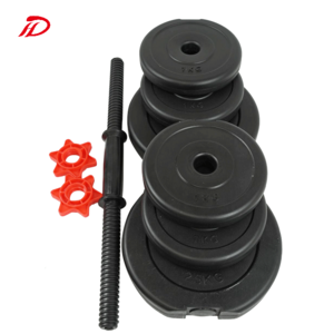 Unique 10kg/20kg Cement Dumbbell Set Adjustable round Ring Shape with Ajustable Knob for Exercise for Men and Women