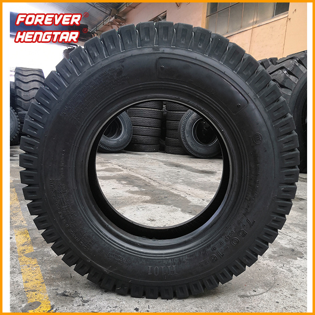 7.50-16 LUG H101 bias truck tyre with good wear performance