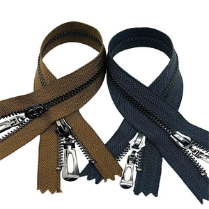 beautifully-priced custom made detachake zipper two side zipper with logo close d end autolock puller zipper