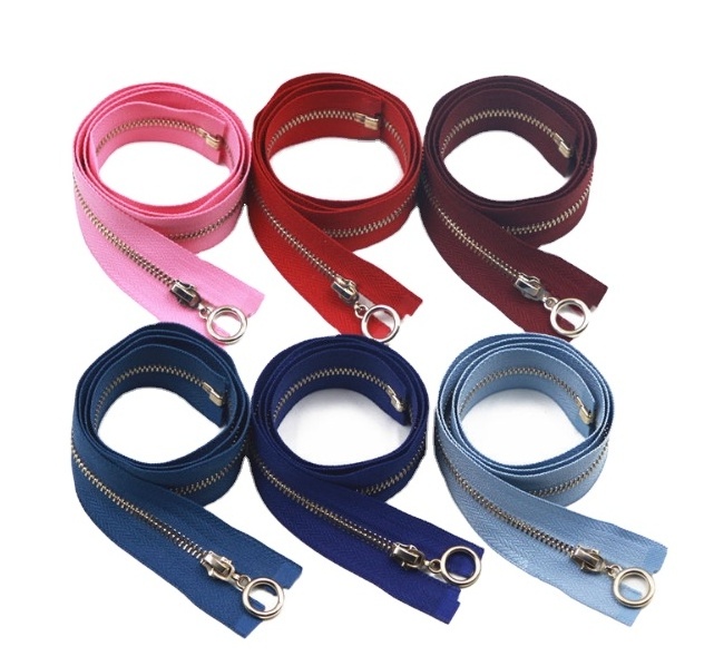 Cheap Custom premium 5# Nylon Rainbow Zipper Sewing Clothing Open-end zipper