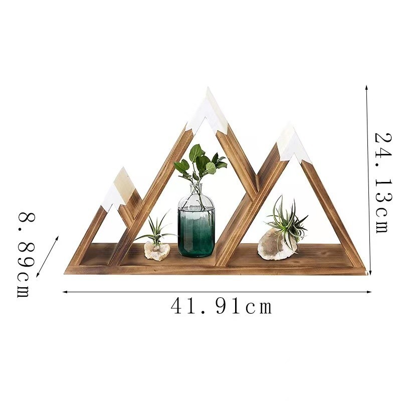 Shape Shelf Minimalist Storage Holders & Racks Multifunction People Wholesale Factory Direct Floating Wall Mount Wooden MDF Wood