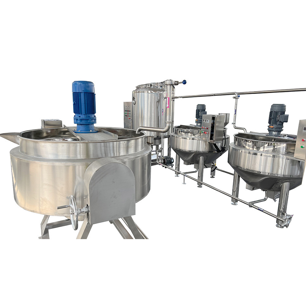 Small capacity tomato sauce process line bottle sachet filling machine