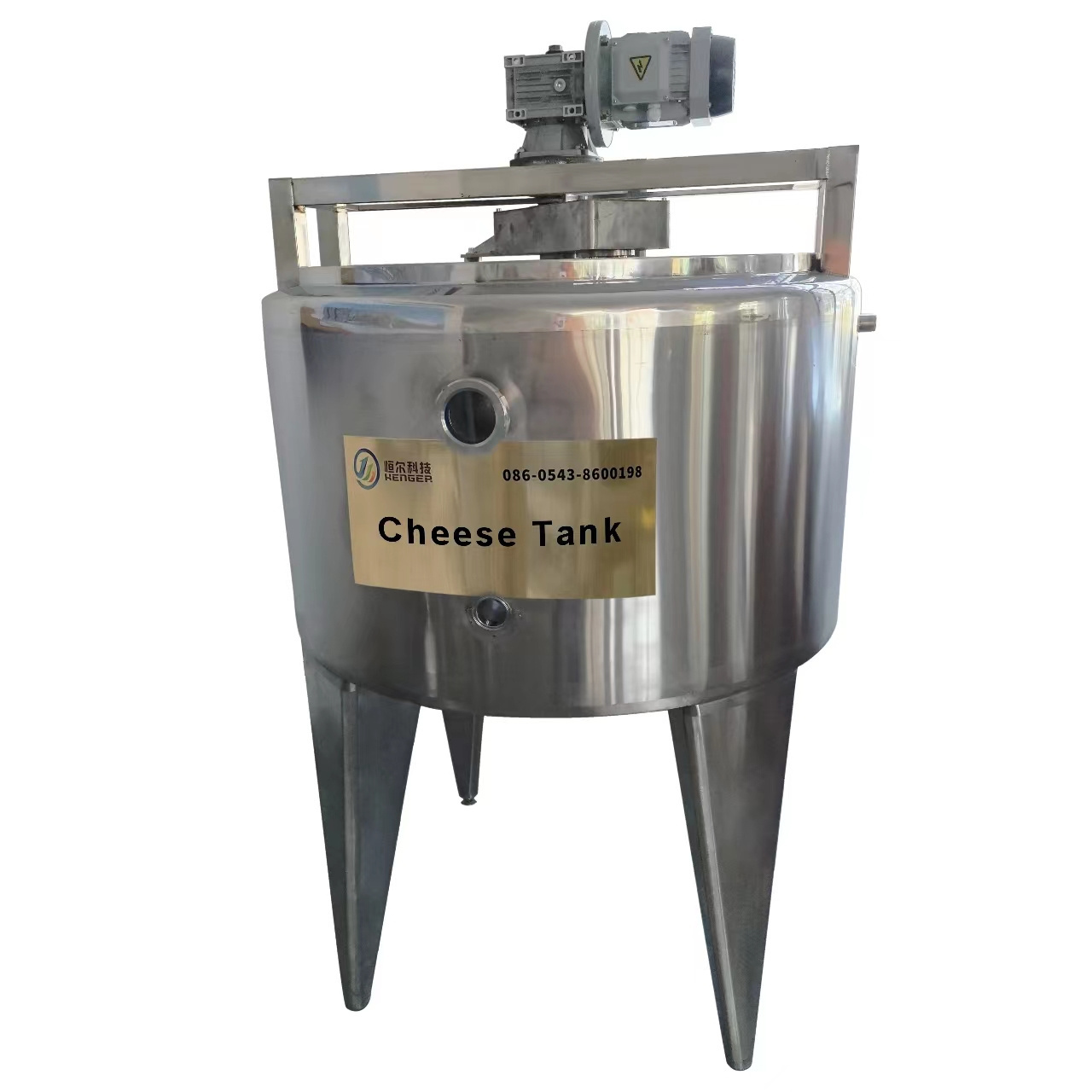 Commercial Automatic 100-2000L Milk Cheese Butter Making Vat For Dairy Processing Machines