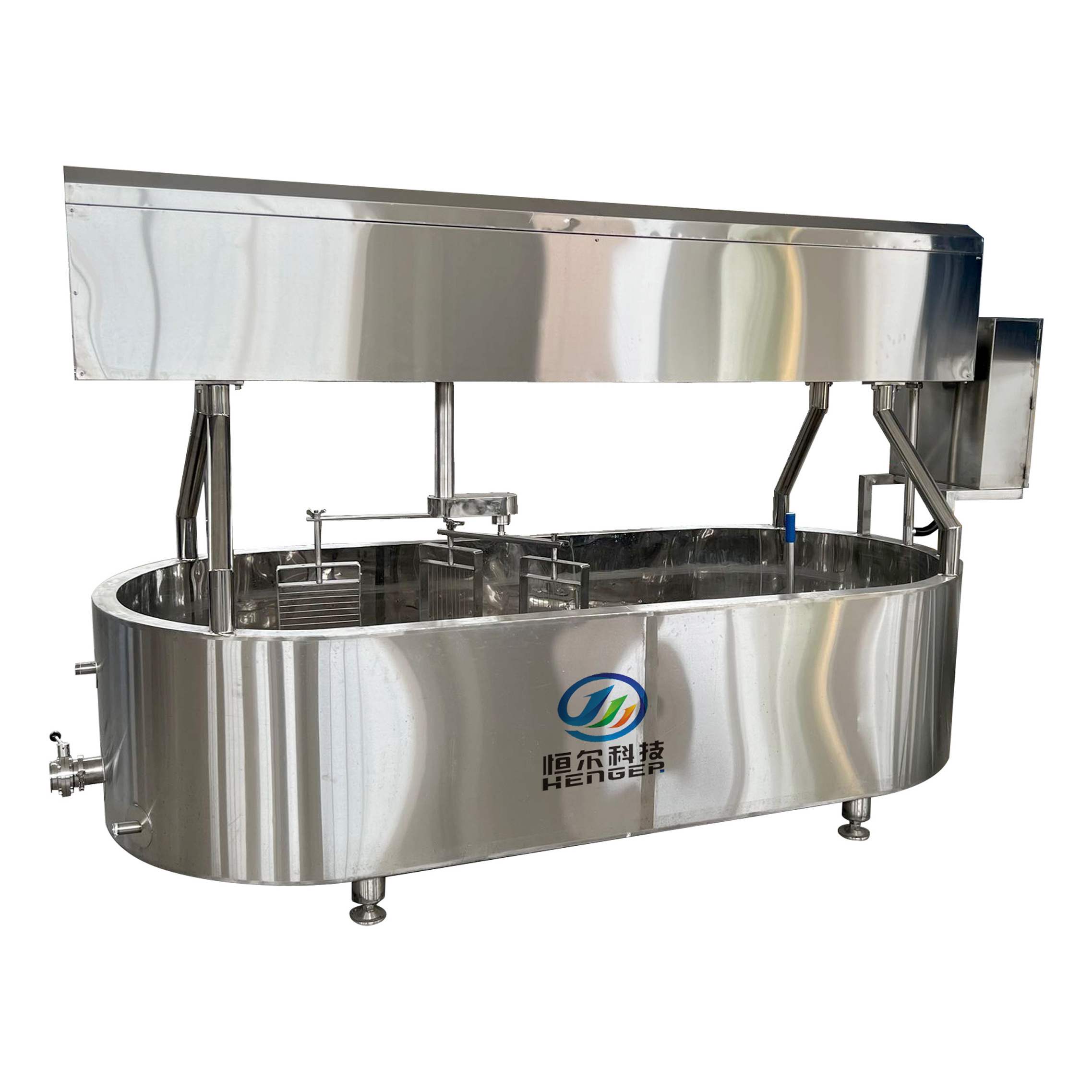 FACTORY DIRECT!  Adjustable Small Scale 150L/H Cheese Processing Vat Processing Machine For White Cheese