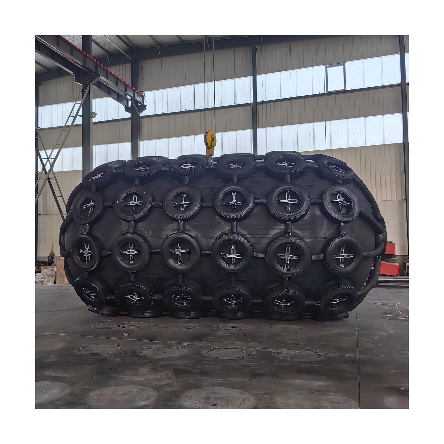 Heavy duty floating yokohama pneumatic rubber fender