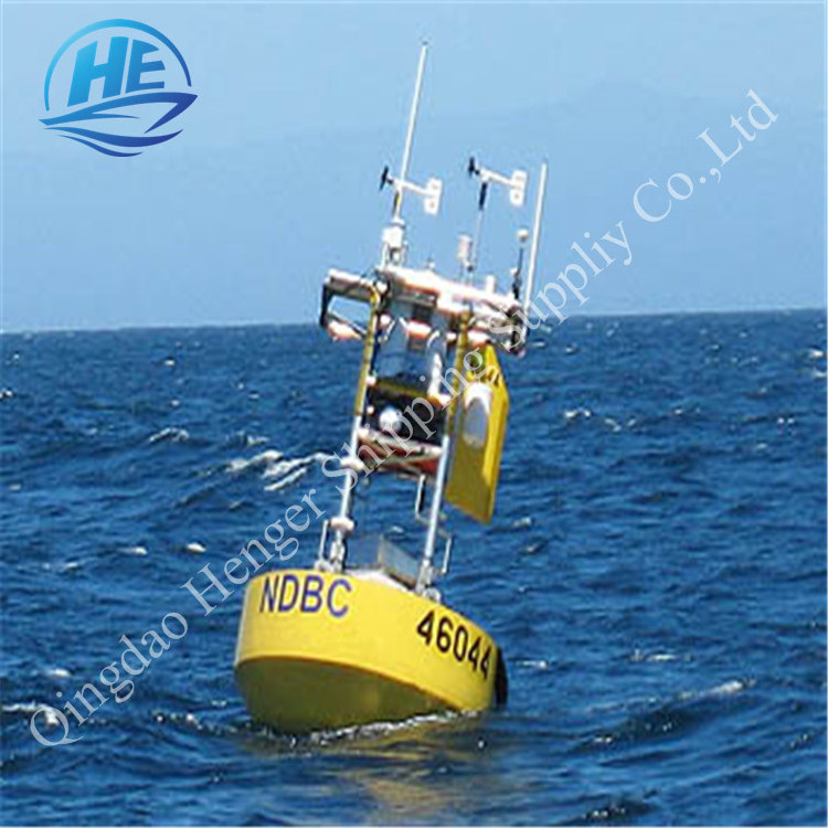 Marine Hardware Single Red Mooring Buoy Mooring Steel Marine Buoy