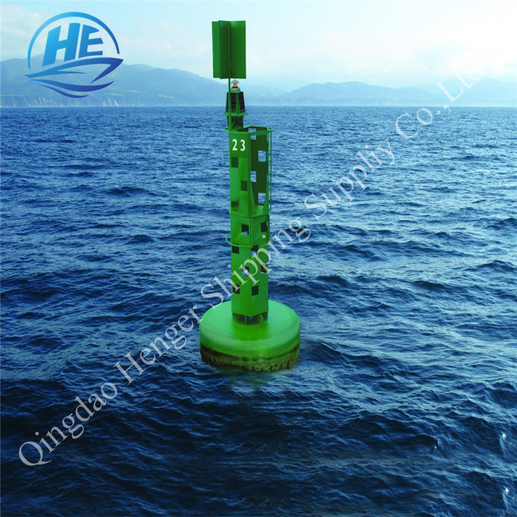 Polyurethane foam filled marine buoy