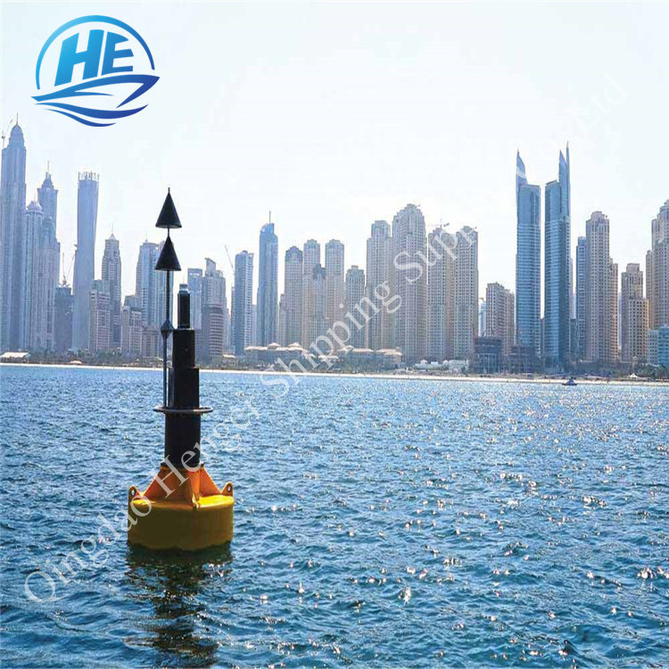 polyethylene steel skirted navigation buoy