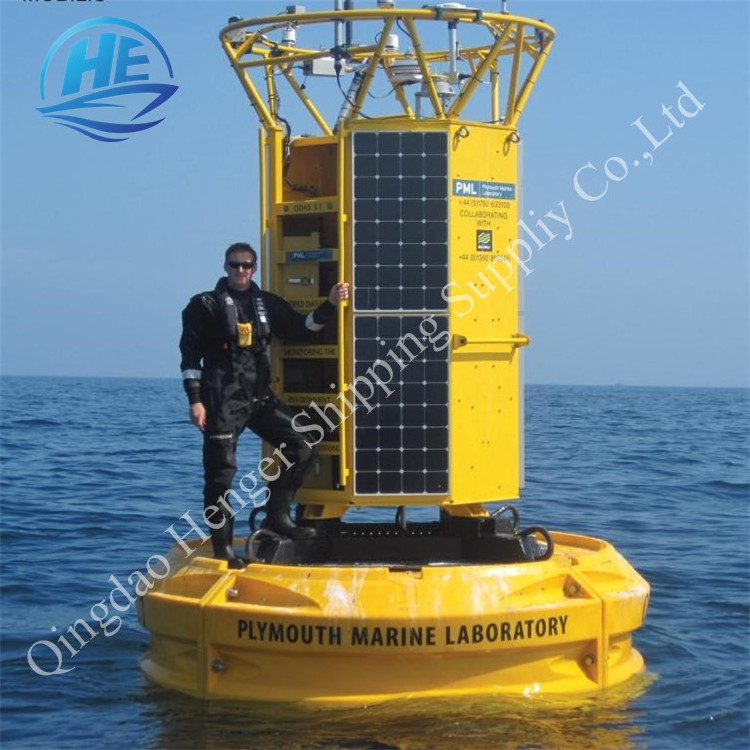 Polyurethane foam filled marine buoy