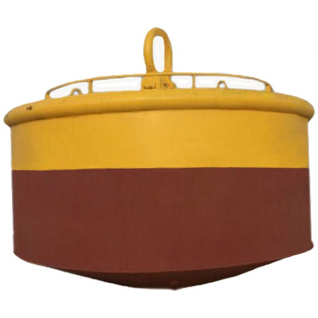 Large ocean floating steel mooring buoys for handling and transfer