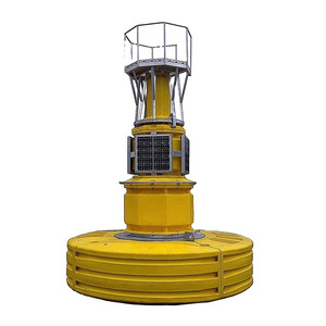 Marine Hardware Single Red Mooring Buoy Mooring Steel Marine Buoy