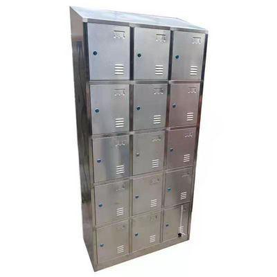 Workshop Changing Room Staff and Worker Clothes Stainless Steel Metal Locker