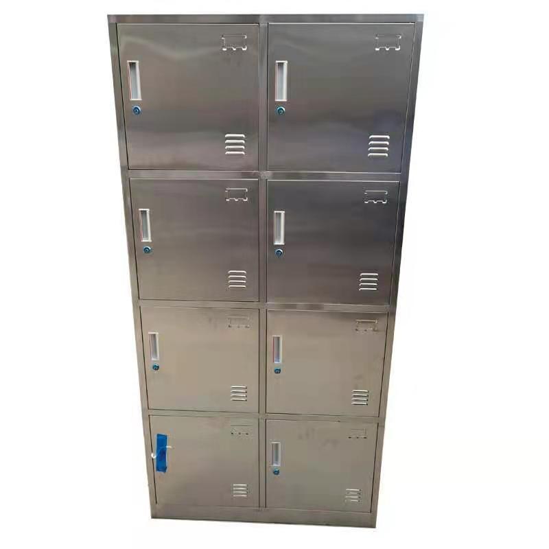 Workshop Changing Room Staff and Worker Clothes Stainless Steel Metal Locker