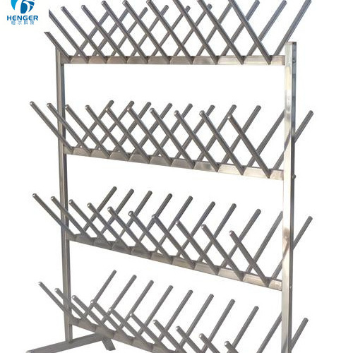 Boot Rack/mobile Boot Rack Stainless Steel Factory Direct Sales 40 Pairs Shoe Rack Living Room Furniture Metal Modern Extendable