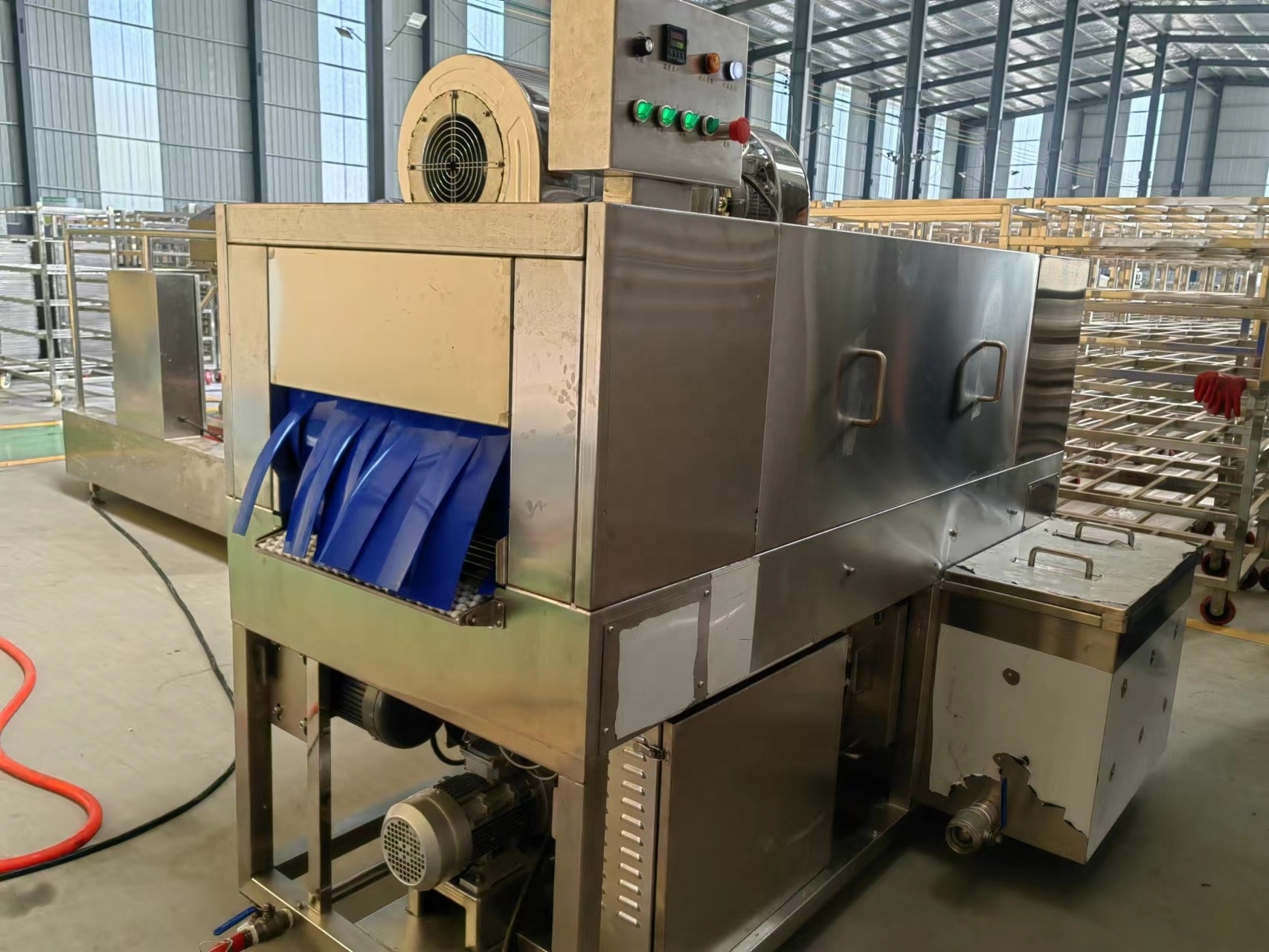 Chicken Heat Shrink Packaging Machine Meat Shrinking Tunnel Wrapping Machine for Chicken