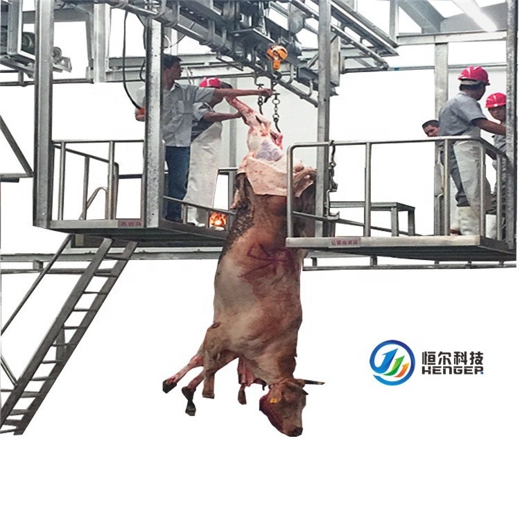 High Efficiency Halal Automatic Cattle Slaughter Machine Slaughter Equipment Box for Cattle and Halal Ritual