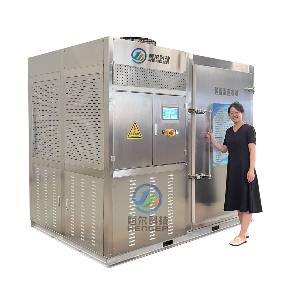 shock freezer blast chiller and ultra low temperature deep freezer for seafood industry