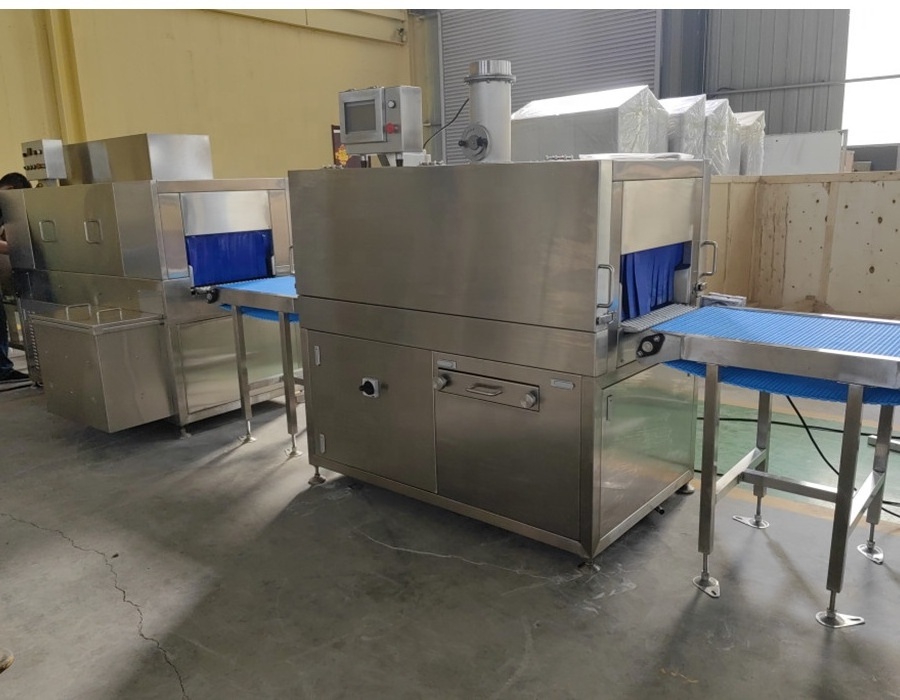 Chicken Heat Shrink Packaging Machine Meat Shrinking Tunnel Wrapping Machine for Chicken