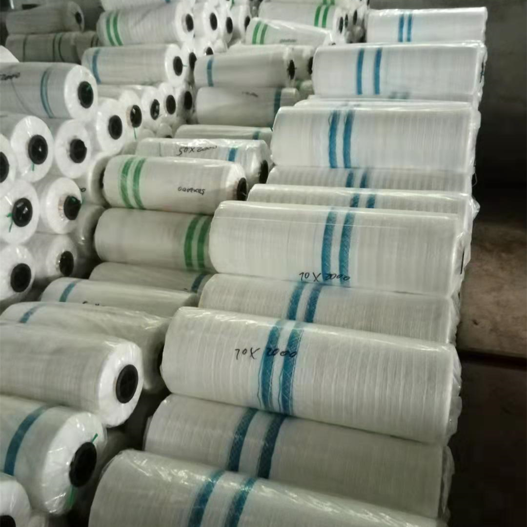 agricultural plastic hay silage round bale net wrap Package grass network Strapping grass netBundle of grass network silage tarp