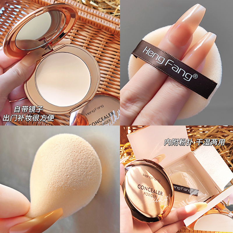 Light Photosensitive Silky Concealer Powder Women Makeup Foundation Private Label