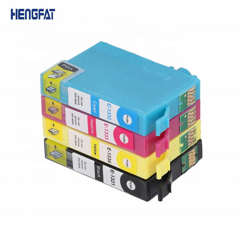 T1321 T1322 T1323 T1324 , Compatible Ink Cartridge T-1321 - T-1324 With Chip For Printer EPSON Stylus T22 TX120 N11 NX125