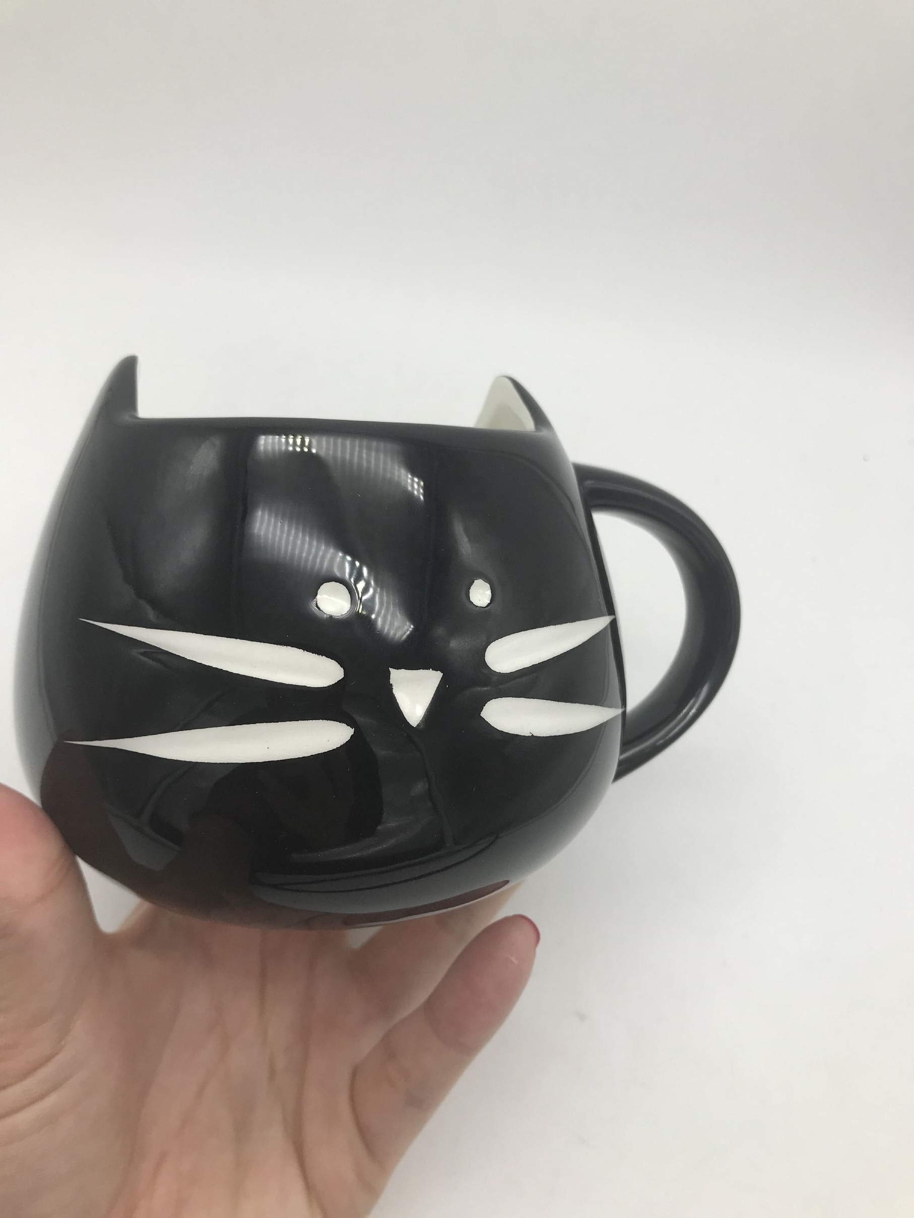 wholesale 3d ceramic cat mug for coffee porcelain nordic mug gift coffee cup