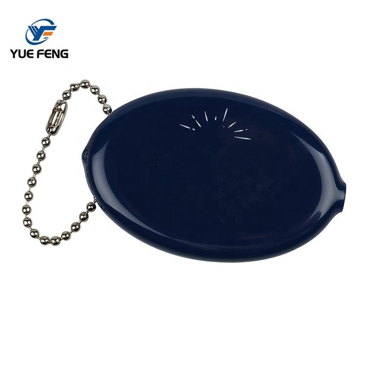 Japan hot sale mini gift promotion pvc plastic oval round coin purse rubber squeeze coin purse clear coin purse