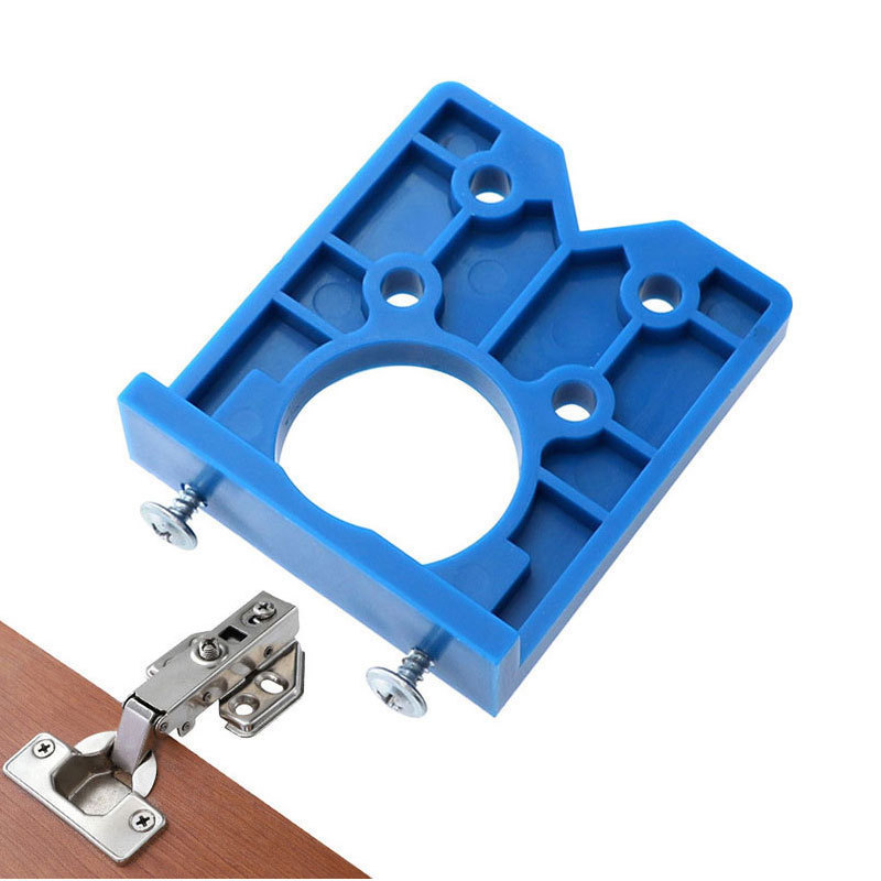 35mm Hinge Hole Jig Drill Guide Set DIY Woodworking Door Hole Opener Concealed Hinges Guide Door Saw Cabinet Accessories Tool